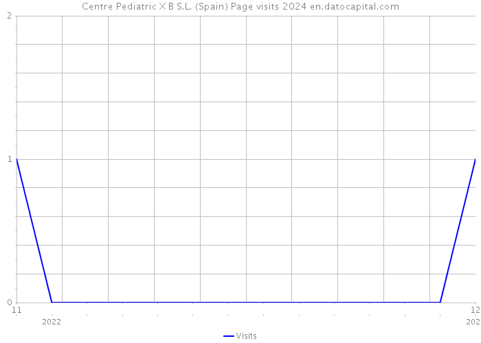 Centre Pediatric X B S.L. (Spain) Page visits 2024 