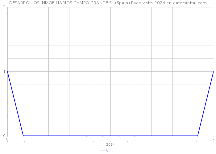 DESARROLLOS INMOBILIARIOS CAMPO GRANDE SL (Spain) Page visits 2024 