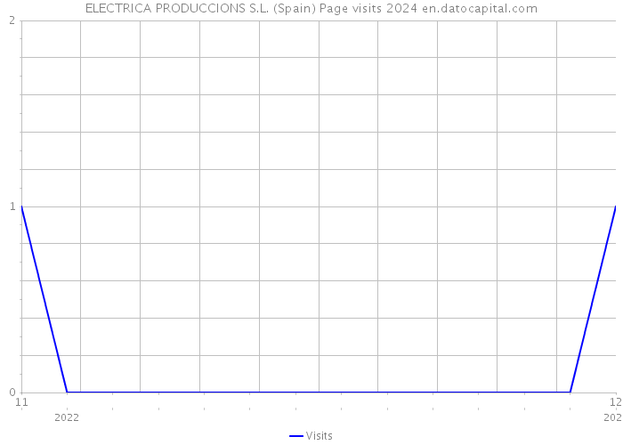 ELECTRICA PRODUCCIONS S.L. (Spain) Page visits 2024 