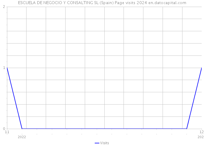 ESCUELA DE NEGOCIO Y CONSALTING SL (Spain) Page visits 2024 