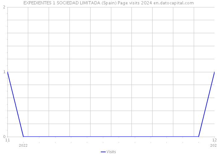 EXPEDIENTES 1 SOCIEDAD LIMITADA (Spain) Page visits 2024 