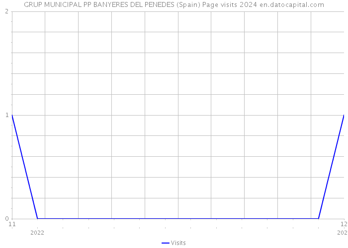 GRUP MUNICIPAL PP BANYERES DEL PENEDES (Spain) Page visits 2024 