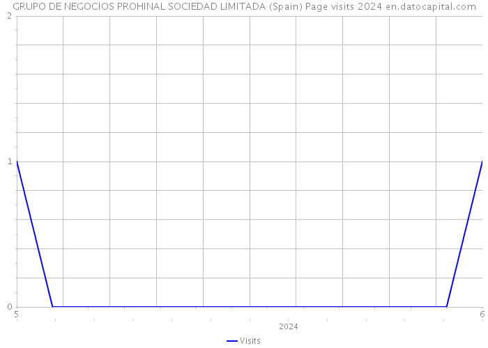 GRUPO DE NEGOCIOS PROHINAL SOCIEDAD LIMITADA (Spain) Page visits 2024 