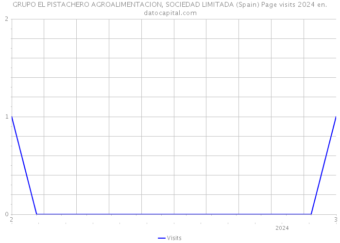 GRUPO EL PISTACHERO AGROALIMENTACION, SOCIEDAD LIMITADA (Spain) Page visits 2024 