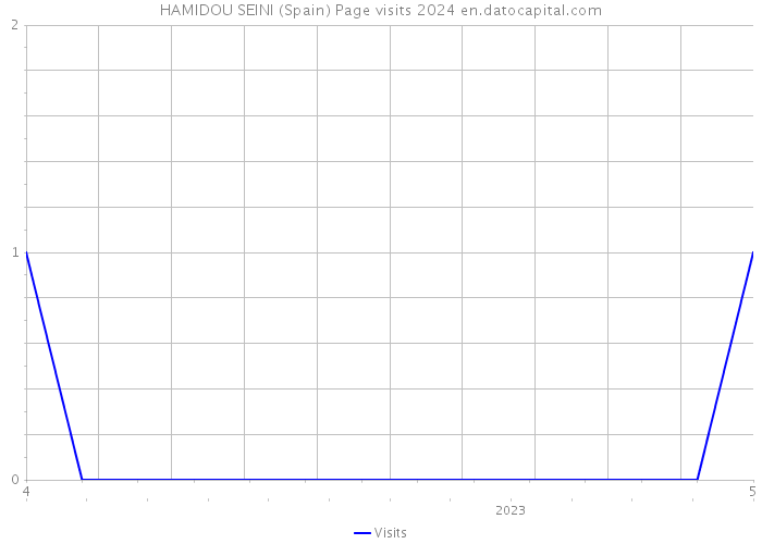 HAMIDOU SEINI (Spain) Page visits 2024 