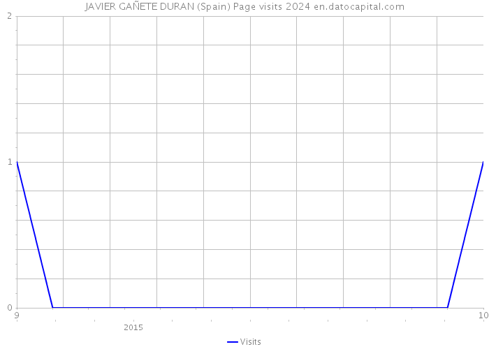 JAVIER GAÑETE DURAN (Spain) Page visits 2024 
