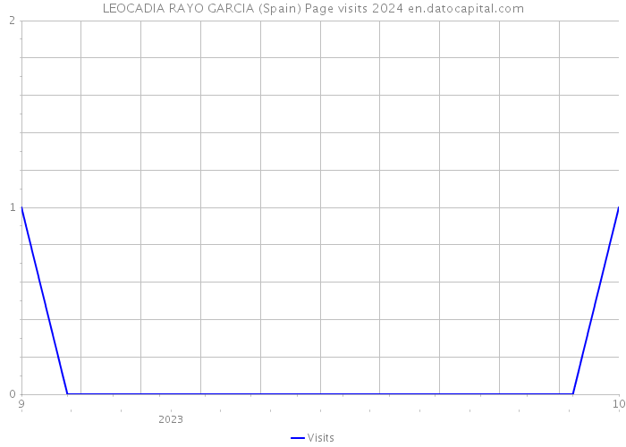 LEOCADIA RAYO GARCIA (Spain) Page visits 2024 