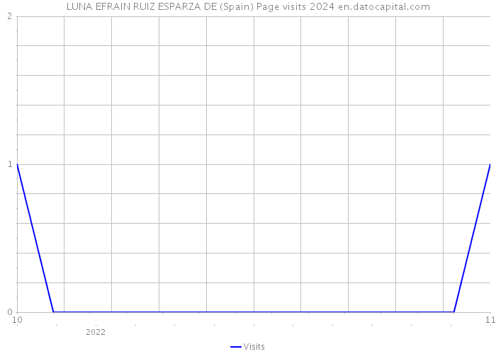 LUNA EFRAIN RUIZ ESPARZA DE (Spain) Page visits 2024 