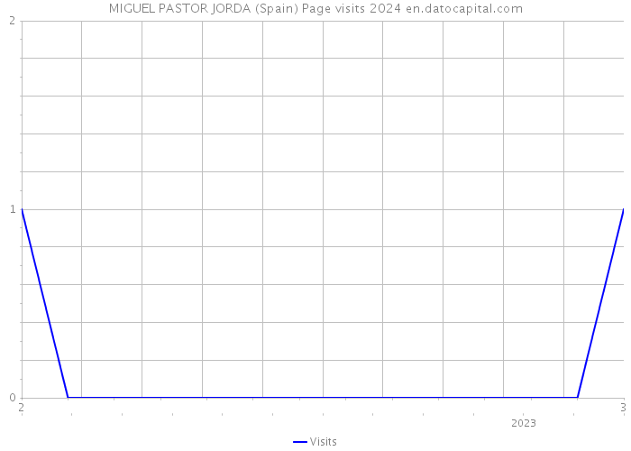 MIGUEL PASTOR JORDA (Spain) Page visits 2024 