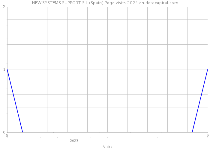 NEW SYSTEMS SUPPORT S.L (Spain) Page visits 2024 
