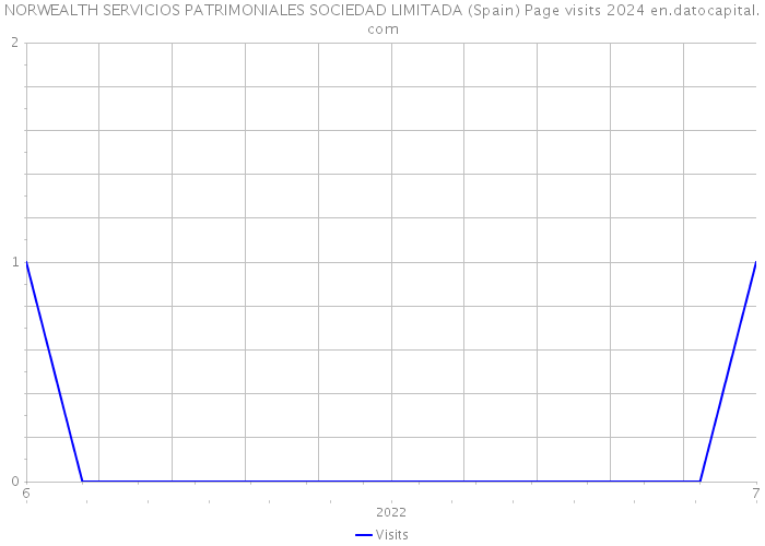 NORWEALTH SERVICIOS PATRIMONIALES SOCIEDAD LIMITADA (Spain) Page visits 2024 