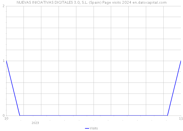 NUEVAS INICIATIVAS DIGITALES 3.0, S.L. (Spain) Page visits 2024 