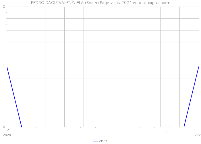 PEDRO DAOIZ VALENZUELA (Spain) Page visits 2024 