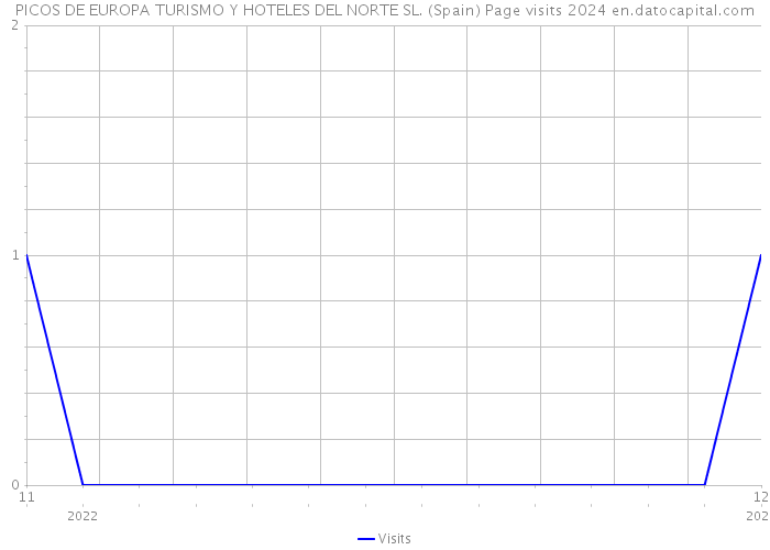 PICOS DE EUROPA TURISMO Y HOTELES DEL NORTE SL. (Spain) Page visits 2024 