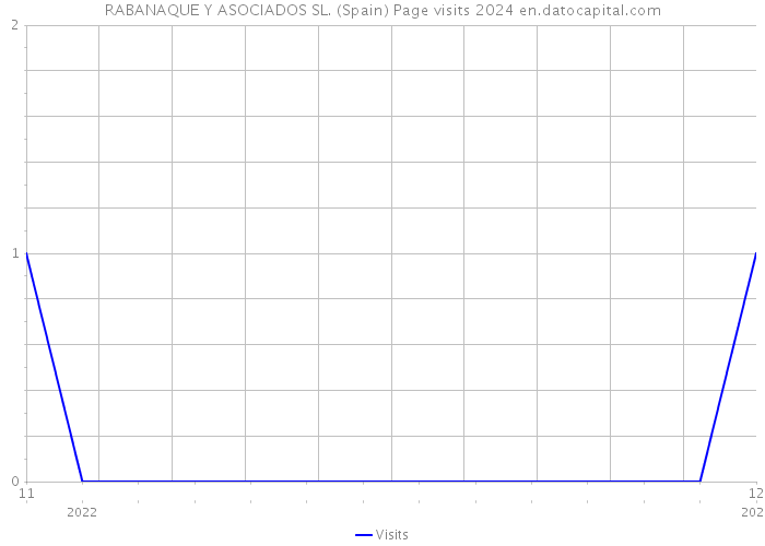 RABANAQUE Y ASOCIADOS SL. (Spain) Page visits 2024 
