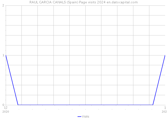 RAUL GARCIA CANALS (Spain) Page visits 2024 