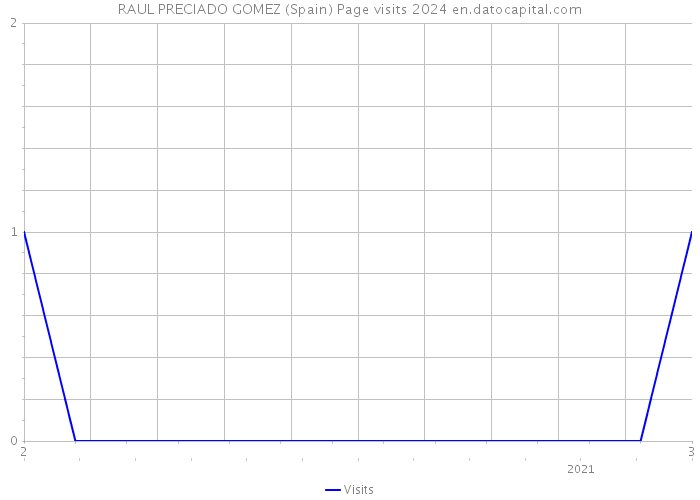 RAUL PRECIADO GOMEZ (Spain) Page visits 2024 