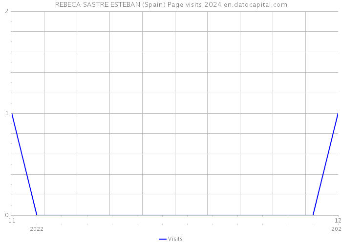 REBECA SASTRE ESTEBAN (Spain) Page visits 2024 