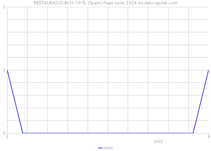 RESTAURACIO BCN-79 SL (Spain) Page visits 2024 