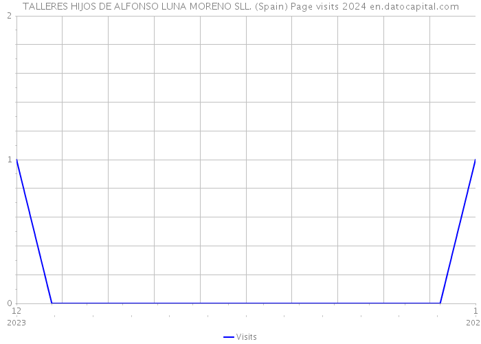 TALLERES HIJOS DE ALFONSO LUNA MORENO SLL. (Spain) Page visits 2024 