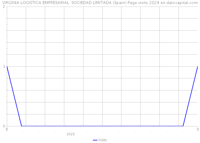 VIRGINIA LOGISTICA EMPRESARIAL SOCIEDAD LIMITADA (Spain) Page visits 2024 