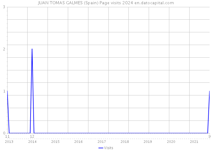 JUAN TOMAS GALMES (Spain) Page visits 2024 