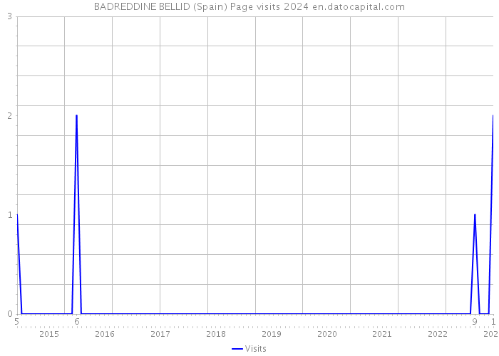 BADREDDINE BELLID (Spain) Page visits 2024 
