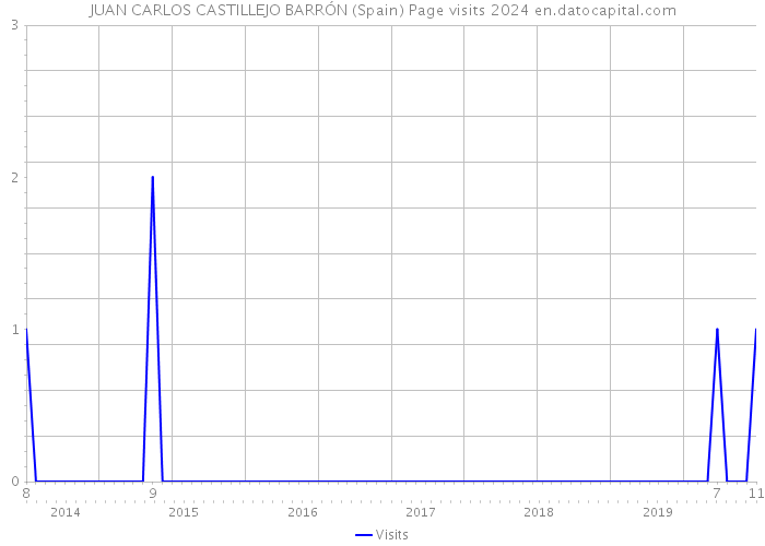 JUAN CARLOS CASTILLEJO BARRÓN (Spain) Page visits 2024 