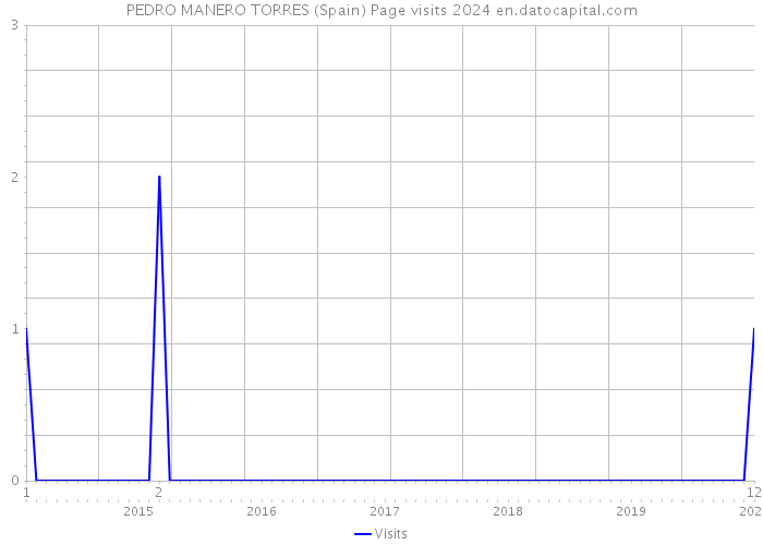 PEDRO MANERO TORRES (Spain) Page visits 2024 
