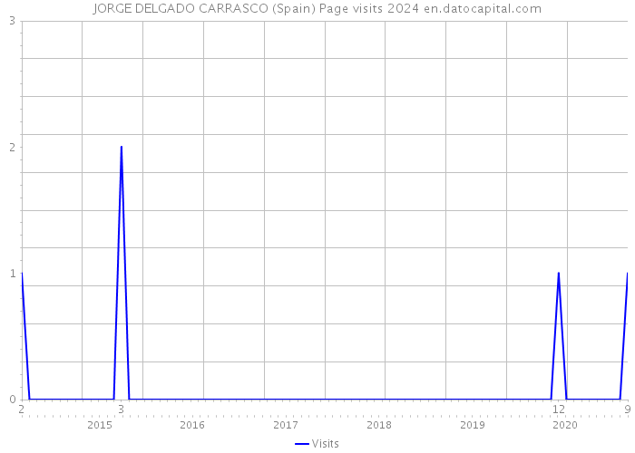 JORGE DELGADO CARRASCO (Spain) Page visits 2024 