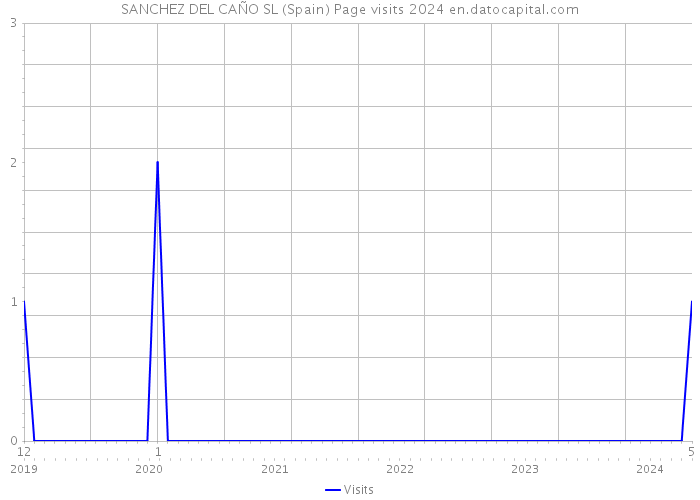SANCHEZ DEL CAÑO SL (Spain) Page visits 2024 