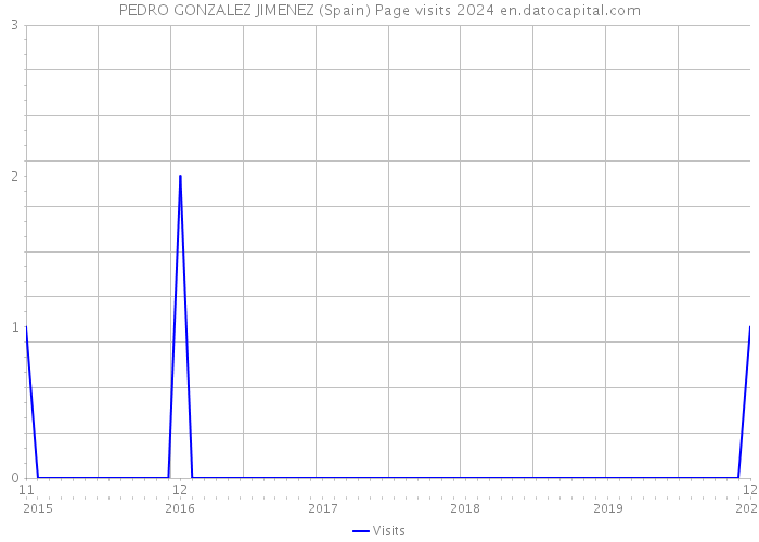 PEDRO GONZALEZ JIMENEZ (Spain) Page visits 2024 