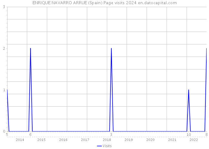 ENRIQUE NAVARRO ARRUE (Spain) Page visits 2024 