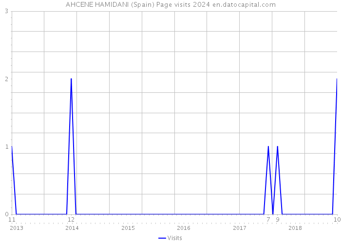 AHCENE HAMIDANI (Spain) Page visits 2024 