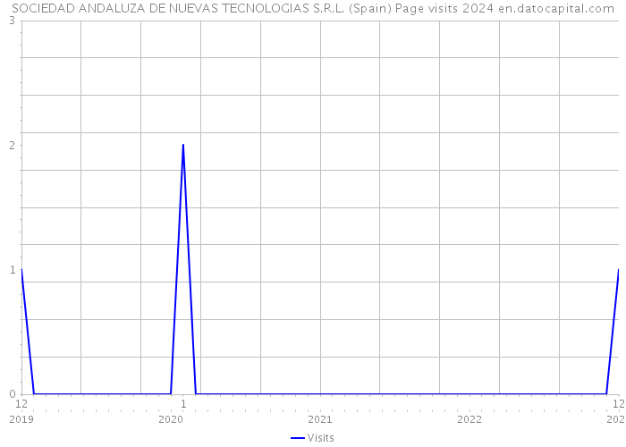 SOCIEDAD ANDALUZA DE NUEVAS TECNOLOGIAS S.R.L. (Spain) Page visits 2024 