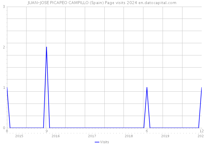 JUAN-JOSE PICAPEO CAMPILLO (Spain) Page visits 2024 