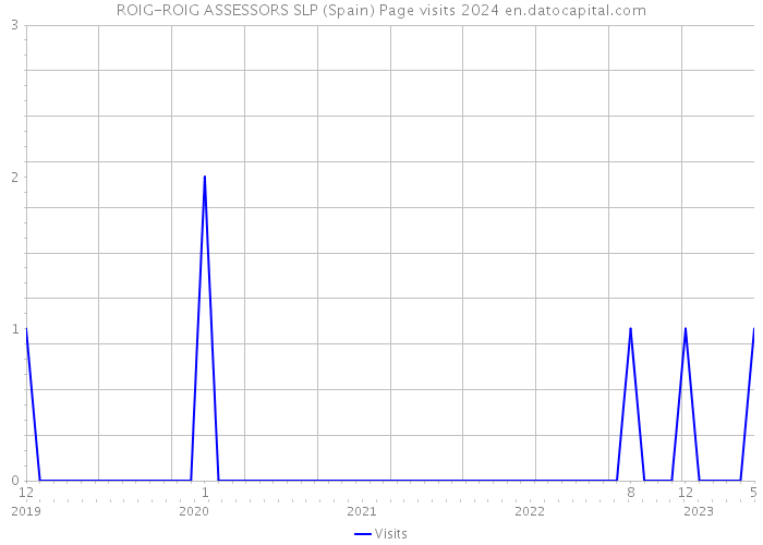 ROIG-ROIG ASSESSORS SLP (Spain) Page visits 2024 
