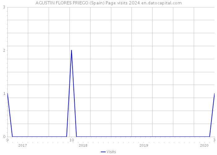 AGUSTIN FLORES PRIEGO (Spain) Page visits 2024 