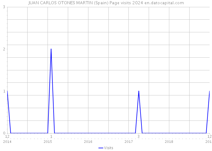 JUAN CARLOS OTONES MARTIN (Spain) Page visits 2024 