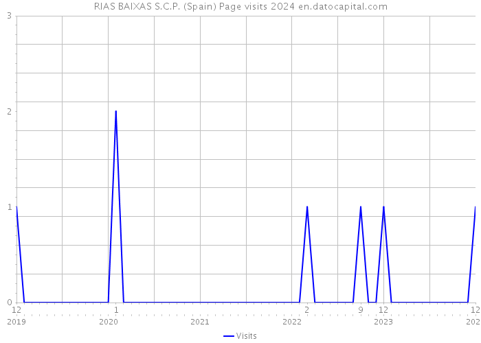 RIAS BAIXAS S.C.P. (Spain) Page visits 2024 