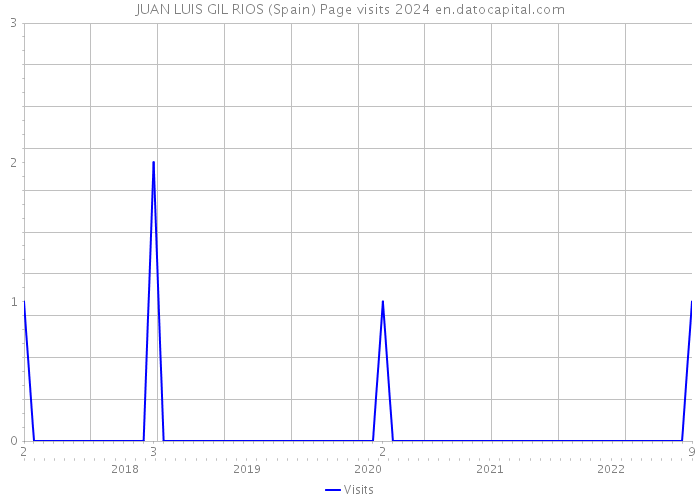 JUAN LUIS GIL RIOS (Spain) Page visits 2024 