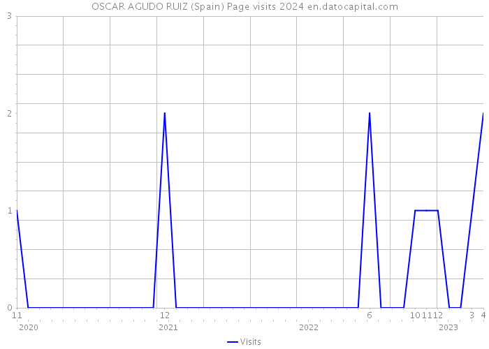 OSCAR AGUDO RUIZ (Spain) Page visits 2024 