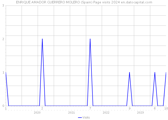 ENRIQUE AMADOR GUERRERO MOLERO (Spain) Page visits 2024 