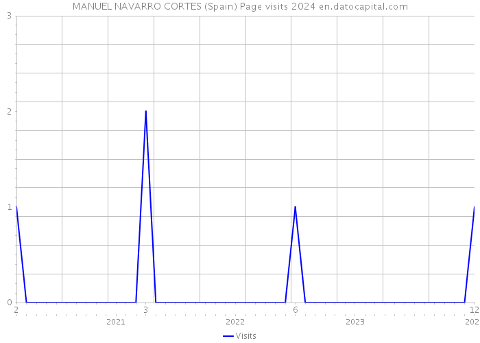 MANUEL NAVARRO CORTES (Spain) Page visits 2024 