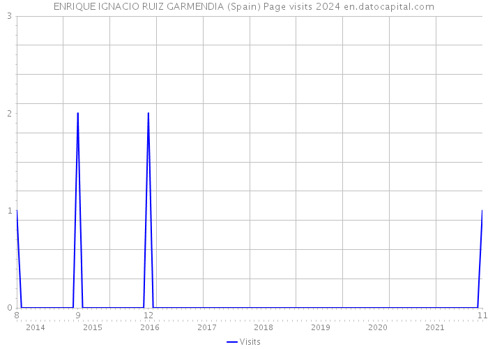 ENRIQUE IGNACIO RUIZ GARMENDIA (Spain) Page visits 2024 