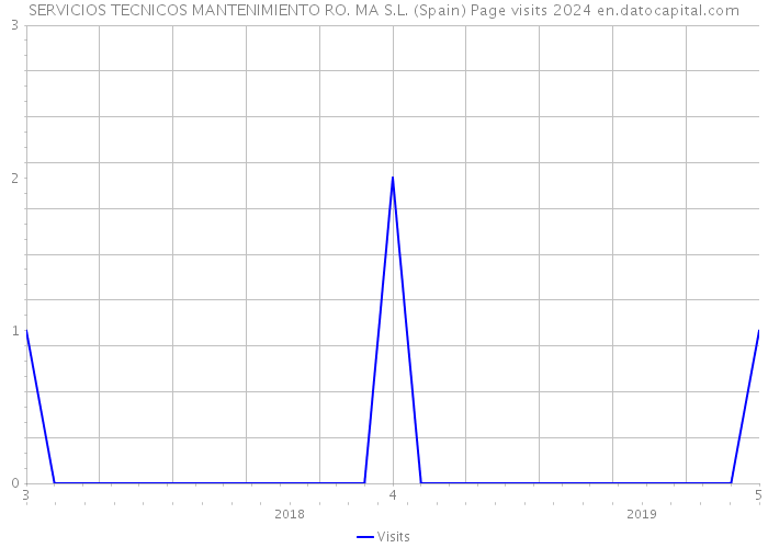 SERVICIOS TECNICOS MANTENIMIENTO RO. MA S.L. (Spain) Page visits 2024 