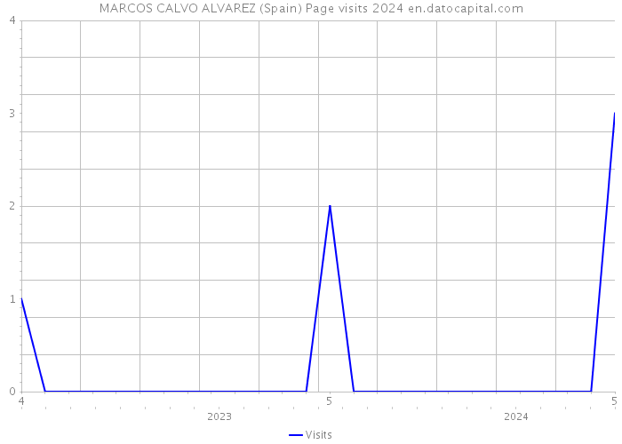 MARCOS CALVO ALVAREZ (Spain) Page visits 2024 