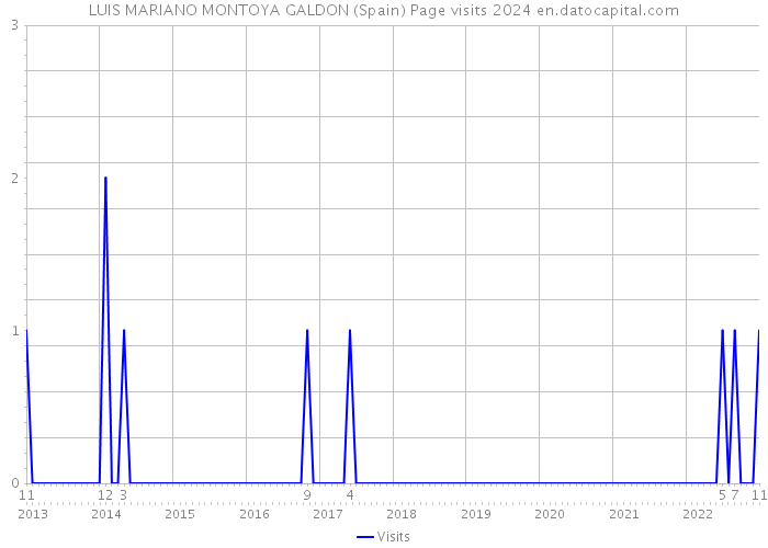 LUIS MARIANO MONTOYA GALDON (Spain) Page visits 2024 