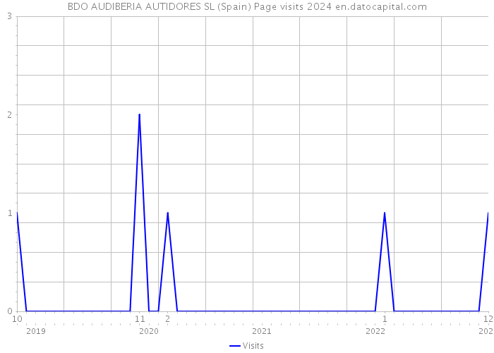 BDO AUDIBERIA AUTIDORES SL (Spain) Page visits 2024 