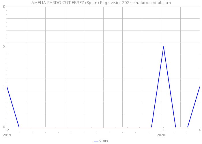 AMELIA PARDO GUTIERREZ (Spain) Page visits 2024 